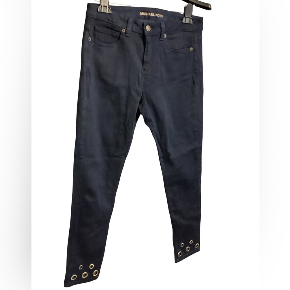 🚨 New Michael Kors Dark Blue Jeans w/Grommet Detail Size 6